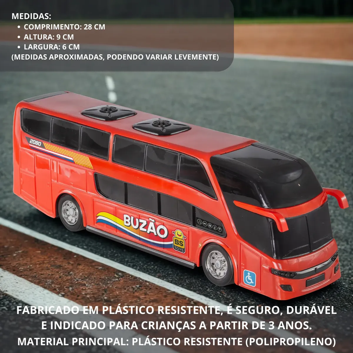 onibus de brinquedo 38,00