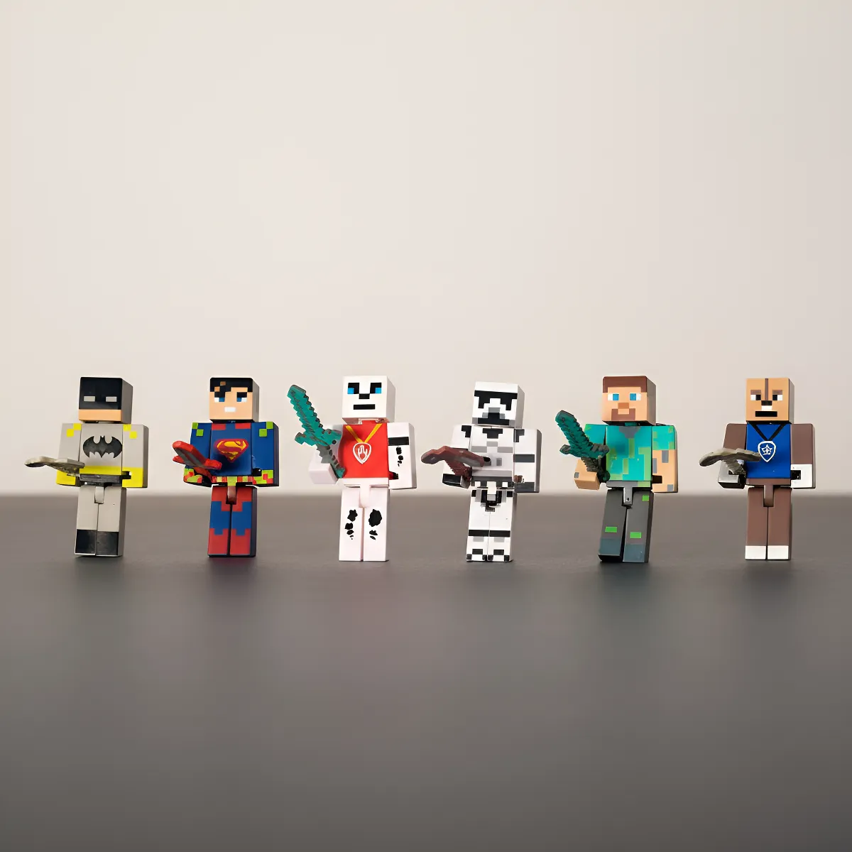 kit 6 bonecos minecraft 51,66