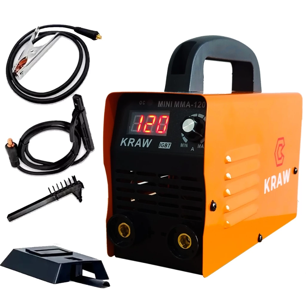 máquina de solda inversora 220v e 120a 4 195,97