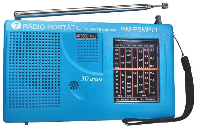 rádio portátil 12 197,99